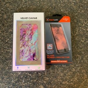 IPhone 7 case and glass screen protector